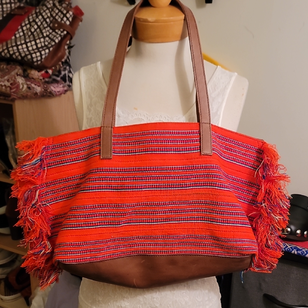 Kooroo Colorful Striped Tote Bag